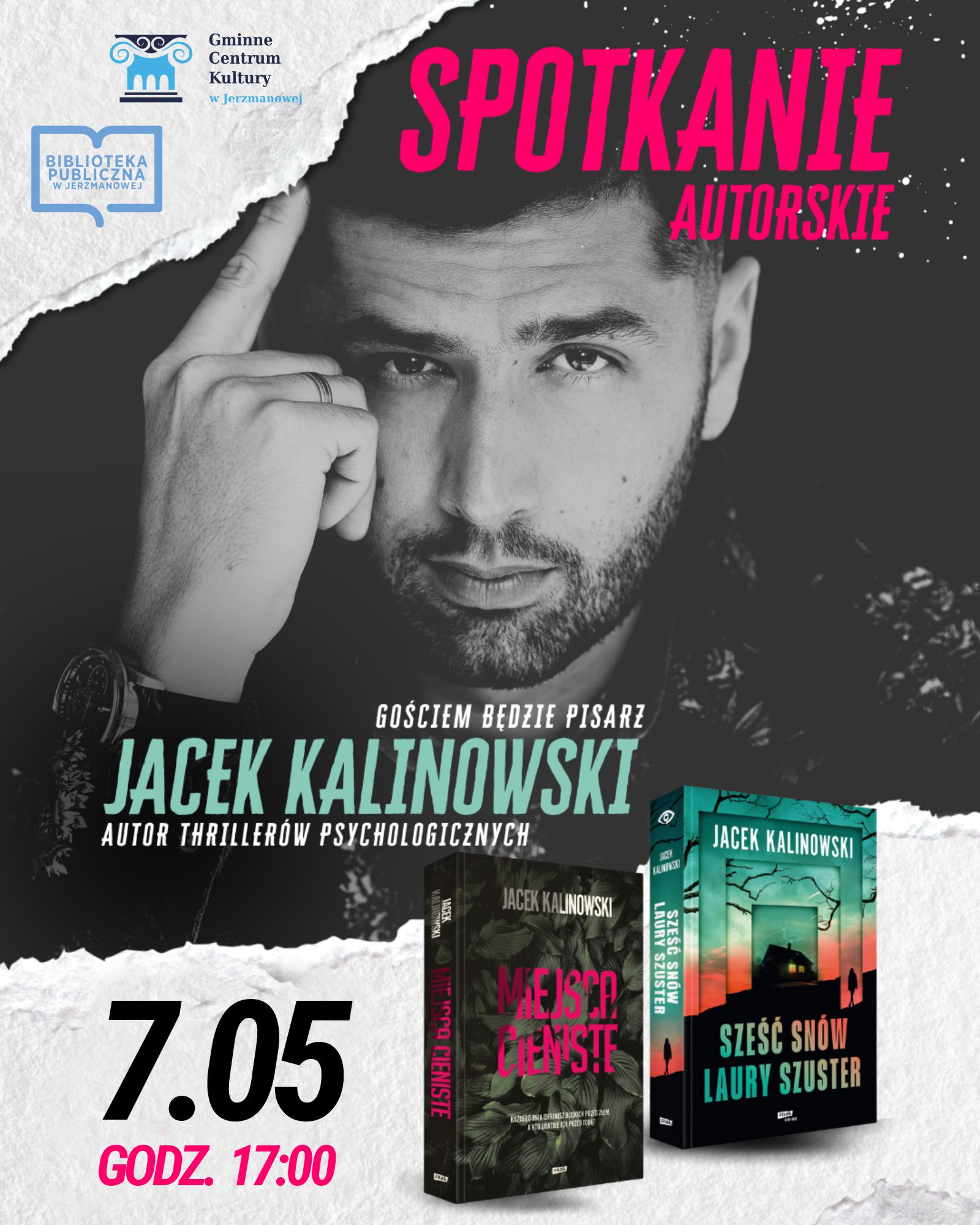 Tydzień Bibliotek 2025 - spotkanie autorskie z Jackiem Kalinowskim