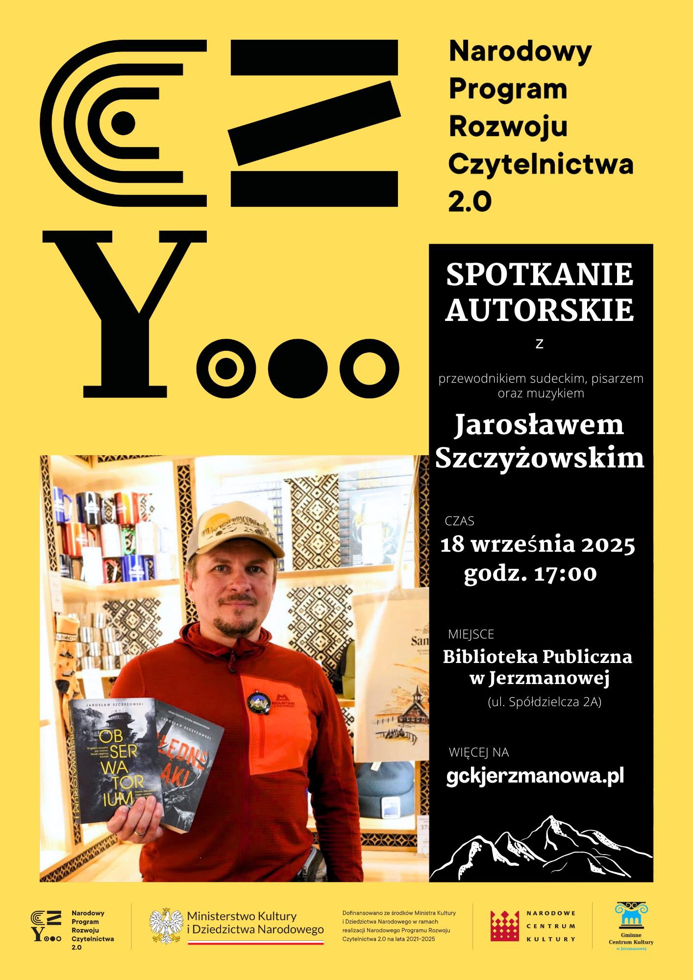 SPOTKANIE AUTORSKIE Z JAROSŁAWEM SZCZYŻOWSKIM 